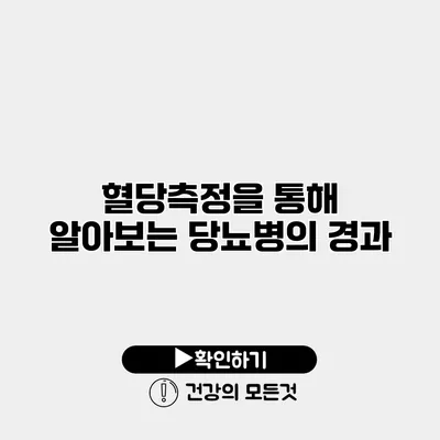 혈당측정을 통해 알아보는 당뇨병의 경과
