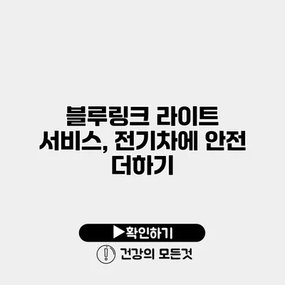 블루링크 라이트 서비스, 전기차에 안전 더하기